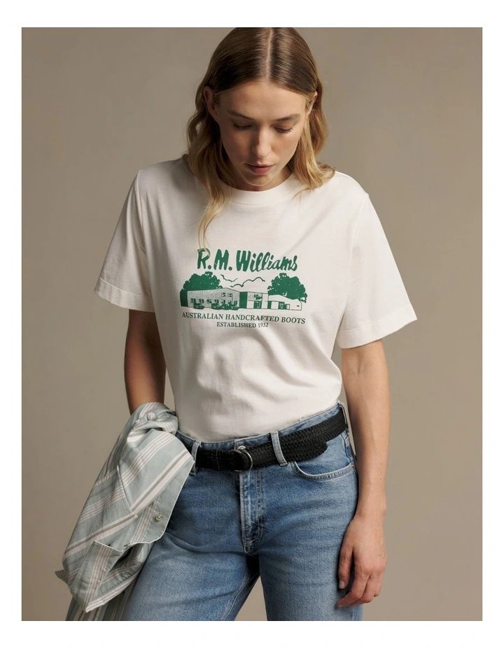 Workshop T-shirt in White image 4