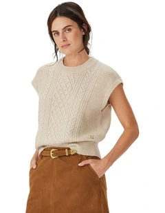 Bower Cable Sleeveless Knit