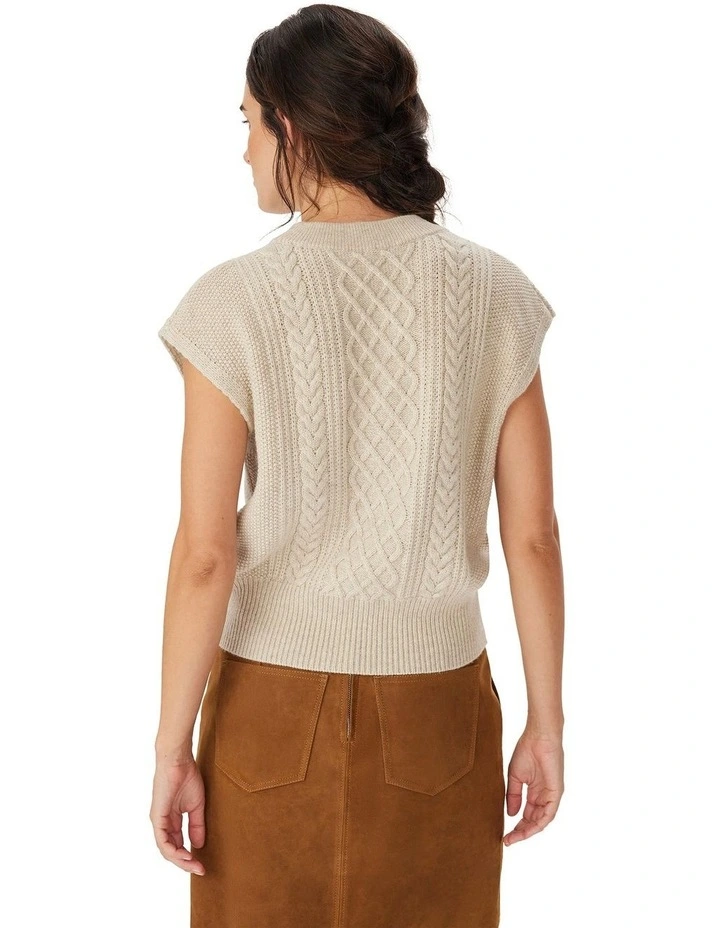 Bower Cable Sleeveless Knit image 2
