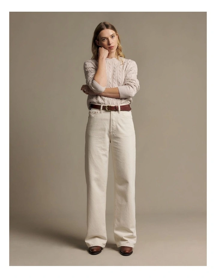 Grange Jeans in Cream image 1