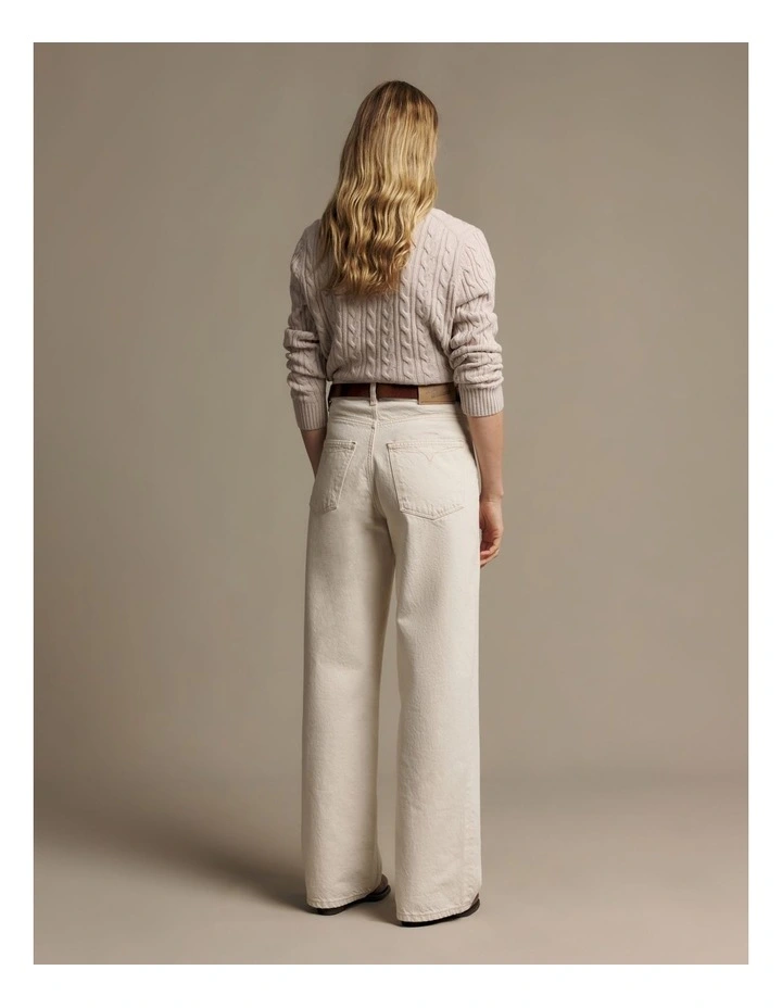 Grange Jeans in Cream image 2