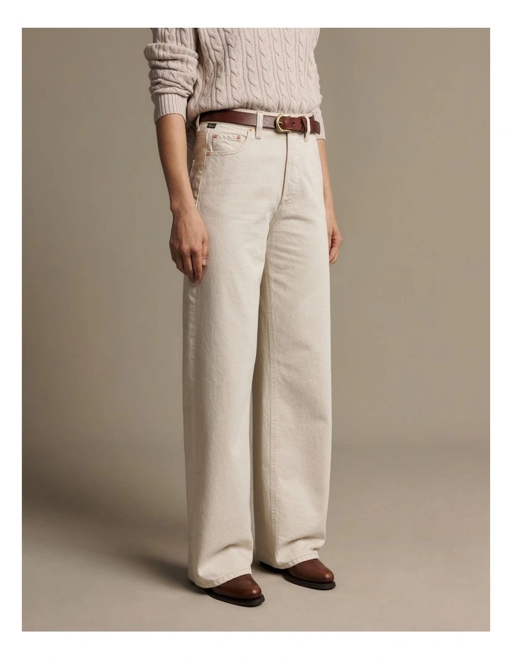 Grange Jeans in Cream image 3