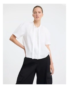 Marina Cotton Blouse in White