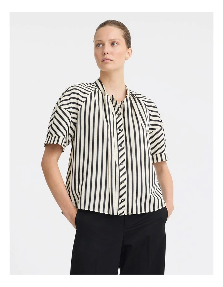 Marina Blouse in Stripe image 5