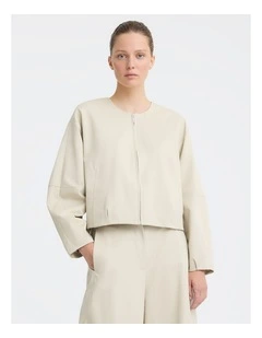 Jordan Cotton Twill Jacket in Birch