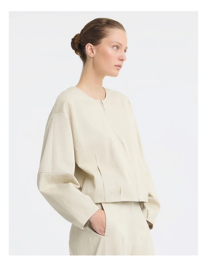 Jordan Cotton Twill Jacket in Birch image 3