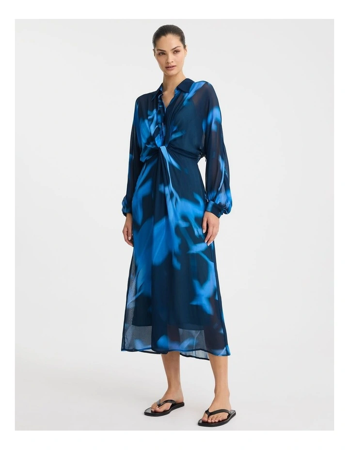 Xander Shirt Dress in Print image 1