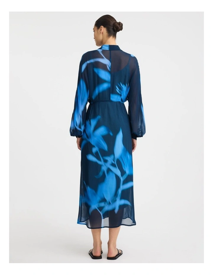 Xander Shirt Dress in Print image 2