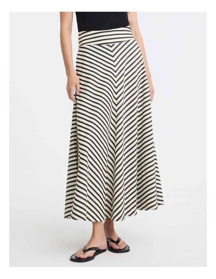 Marina Skirt in Stripe image 4