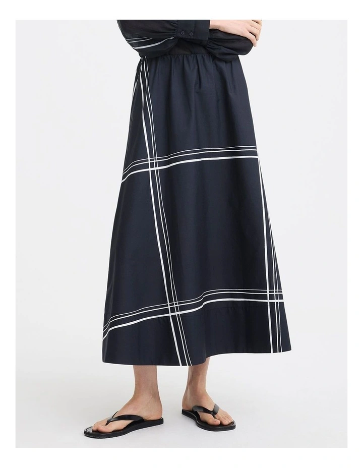 Victor Cotton Skirt in Print image 4