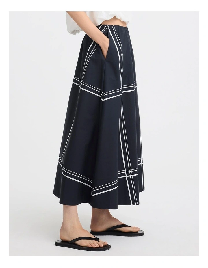 Victor Cotton Skirt in Print image 5