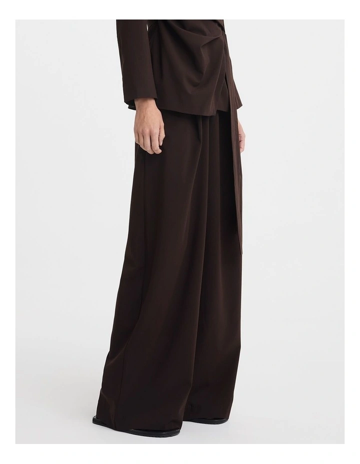 Miguel Wool Blend Pant in Espresso image 4