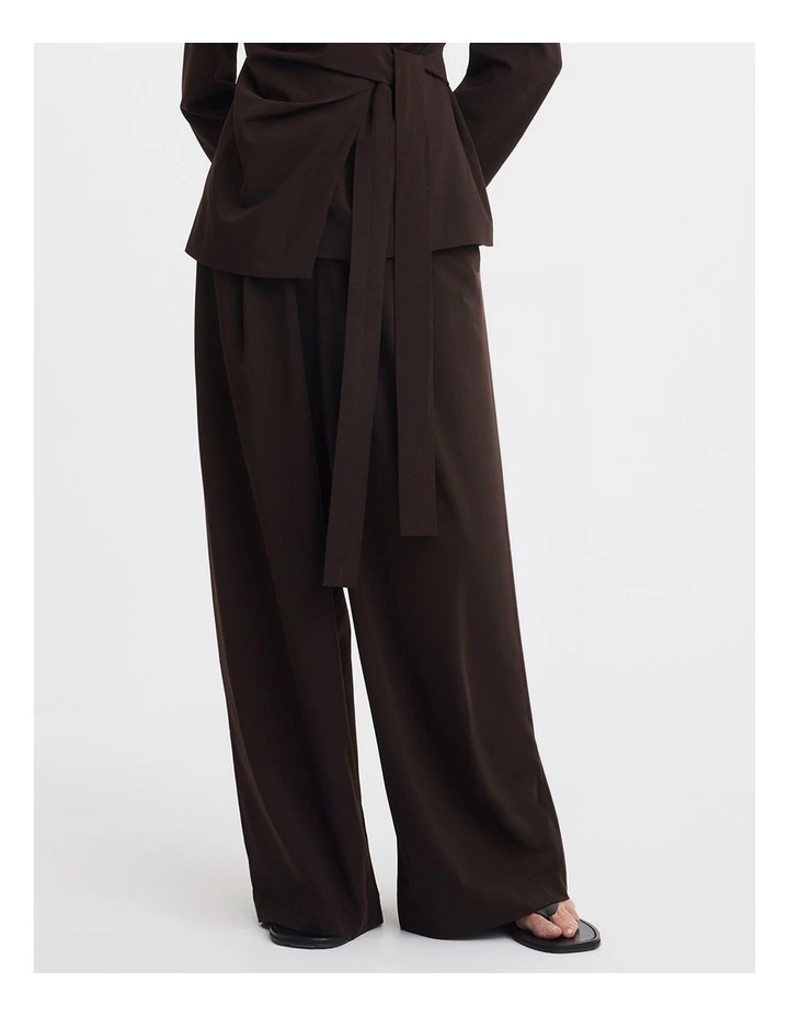 Miguel Wool Blend Pant in Espresso image 5