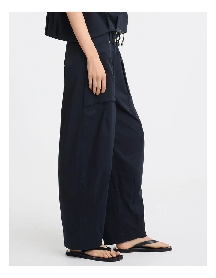 Sander Cotton Twill Cargo Pant in Navy image 4