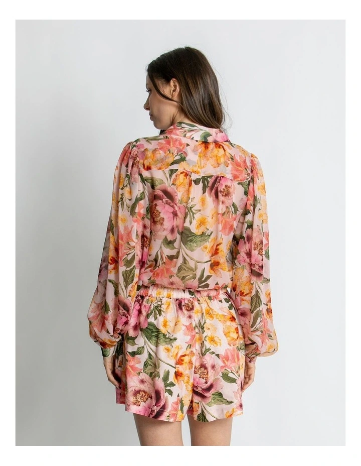 Ava Shirt in Whispering Peonies Print image 2