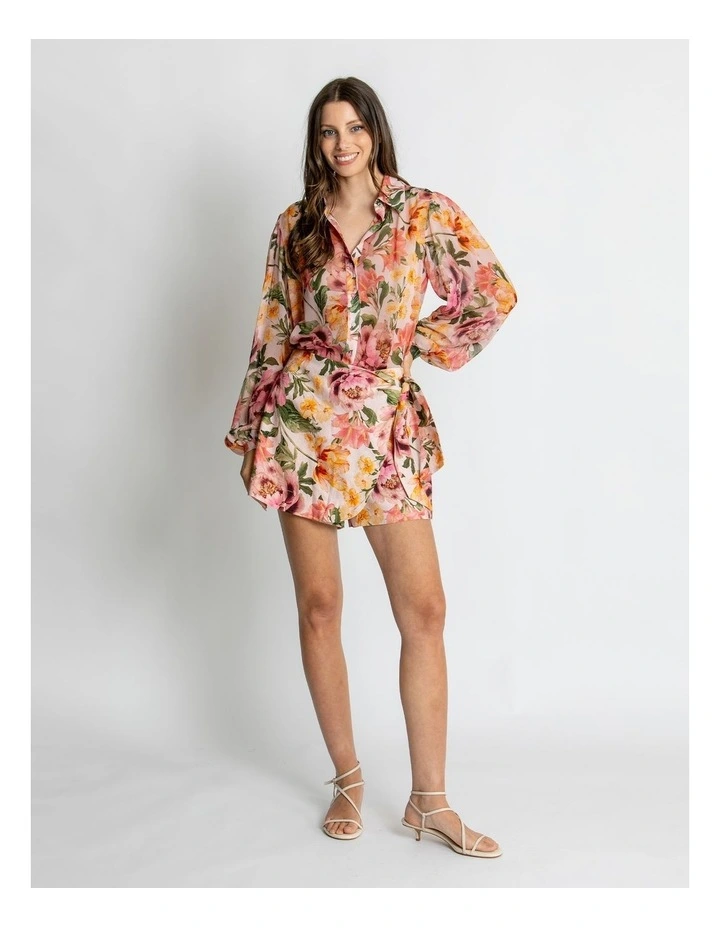 Ava Shirt in Whispering Peonies Print image 6