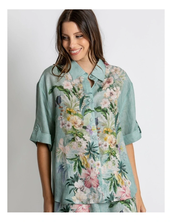Eva Short Sleeve Shirt in Multi image 5