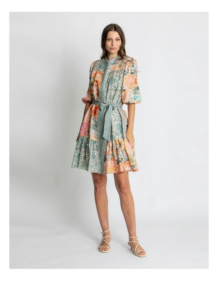 Aria Mini Dress in Multi image 1