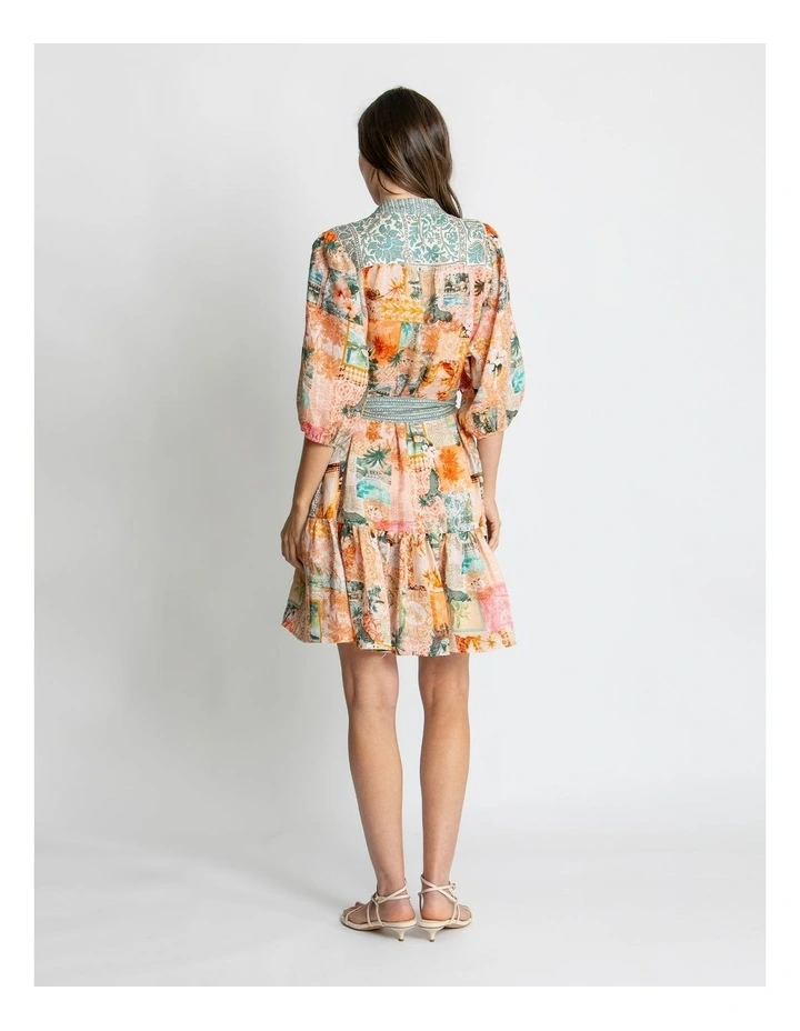 Aria Mini Dress in Multi image 2