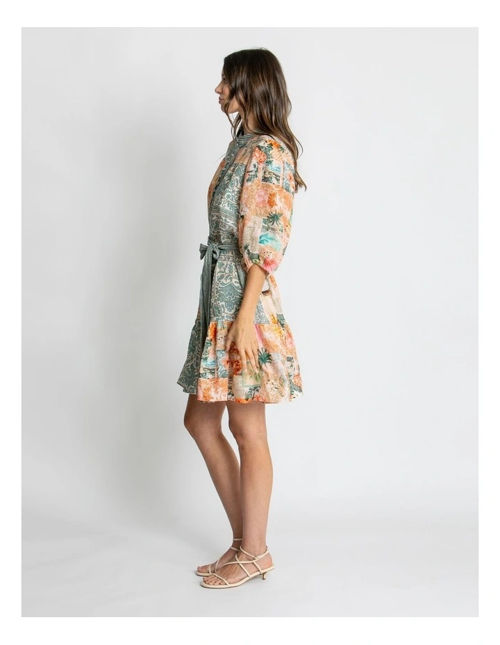 Aria Mini Dress in Multi image 3