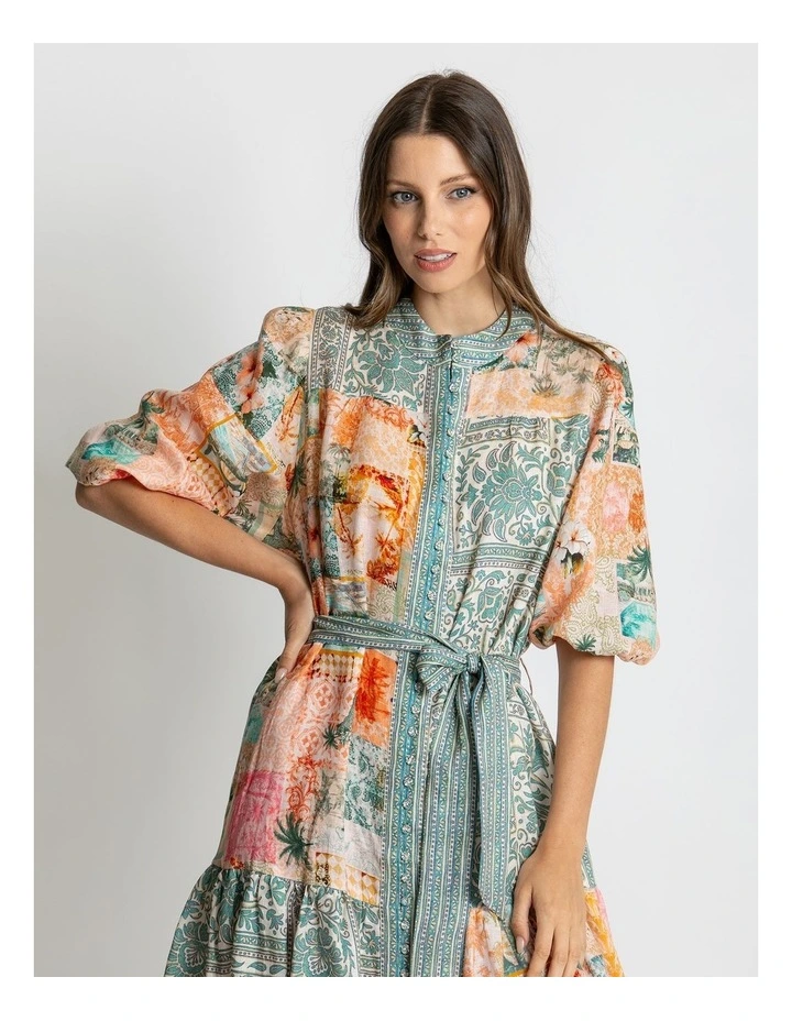 Aria Mini Dress in Multi image 4