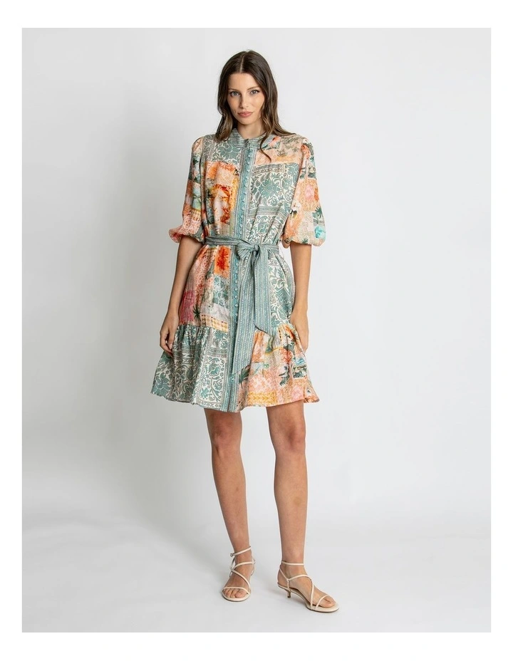 Aria Mini Dress in Multi image 5