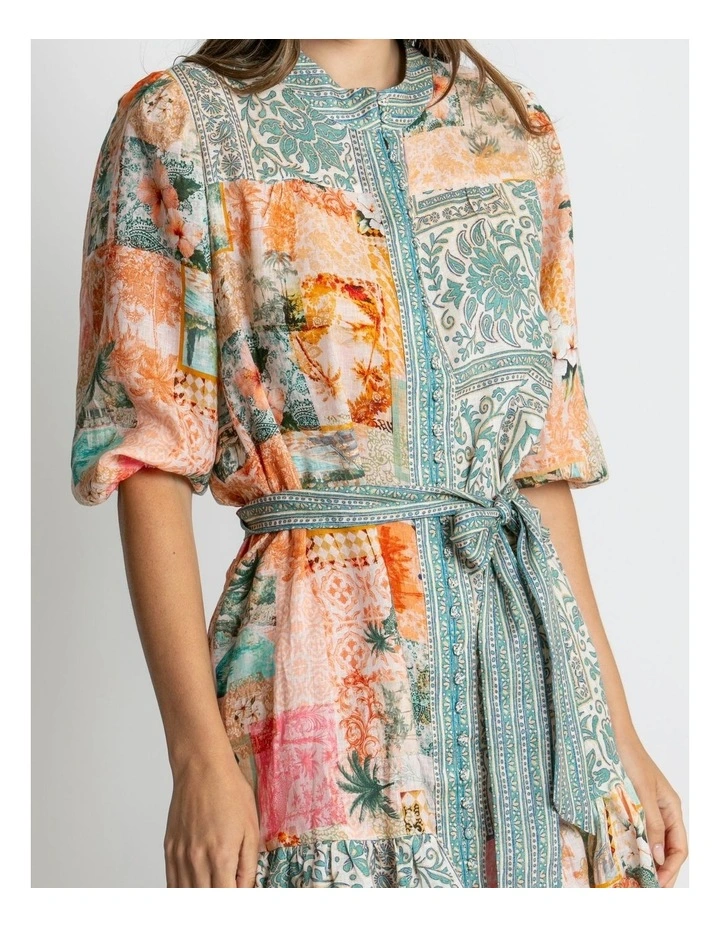 Aria Mini Dress in Multi image 6