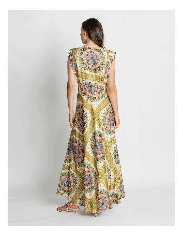 Layla Sleeveless Maxi Dress in Multi image 2