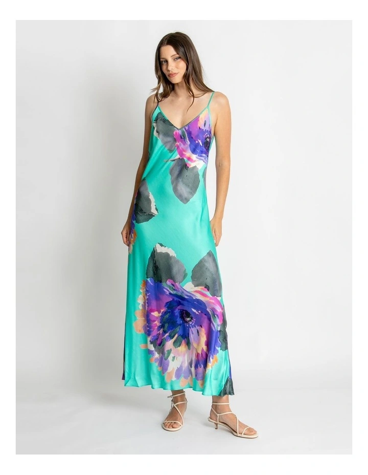 Zoe Slip Maxi Dress in Multi image 1