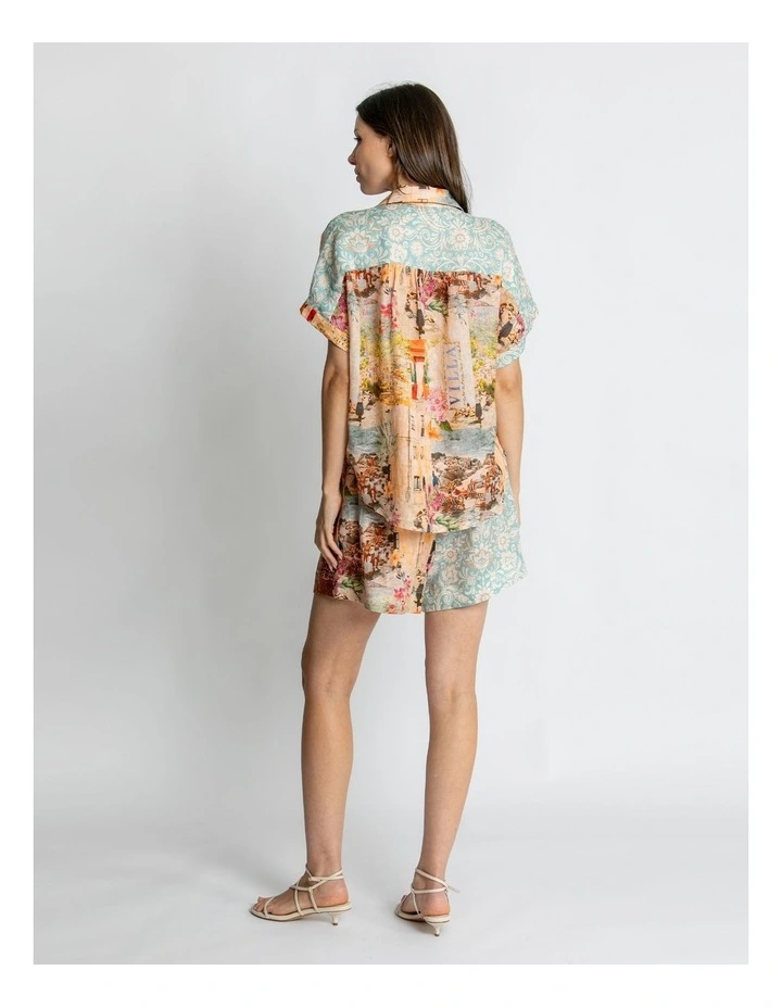 Judith Drawstring Short in Multi image 2