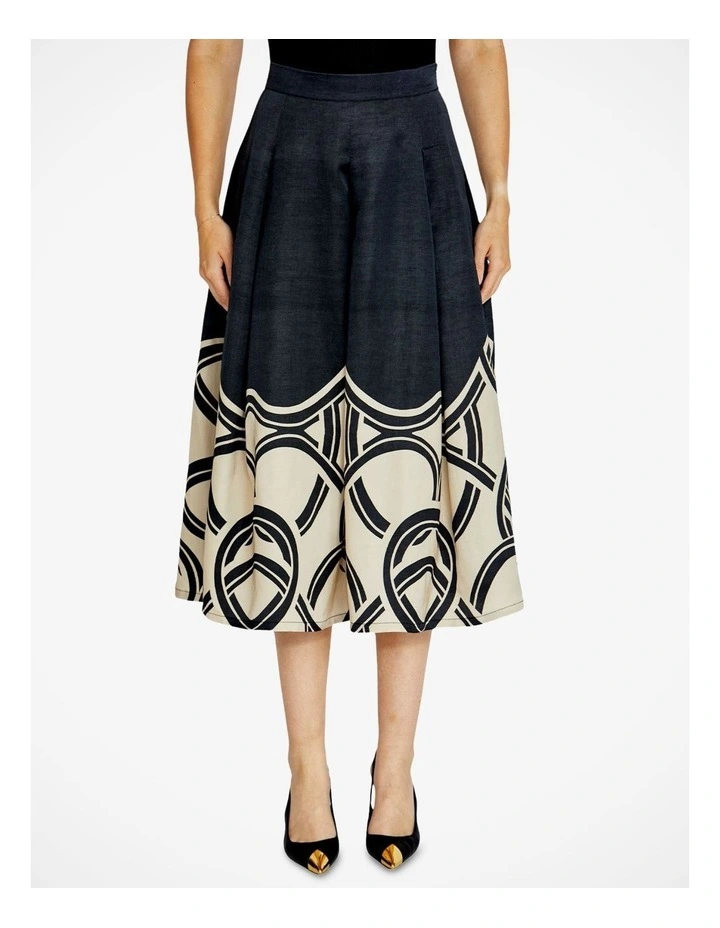Maisie Printed Skirt in Multi image 1