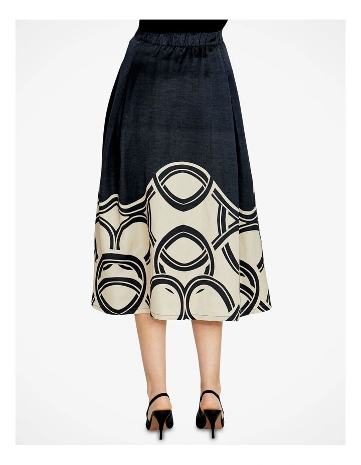 Maisie Printed Skirt in Multi image 2