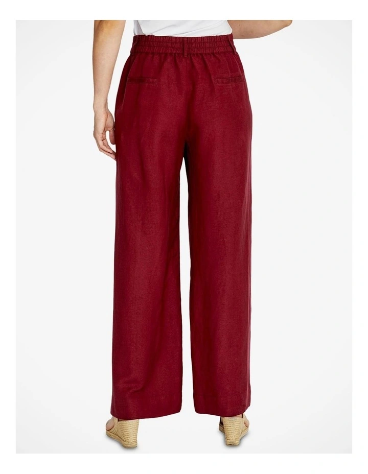 Elle Wide Leg Pant in Goji Berry image 2