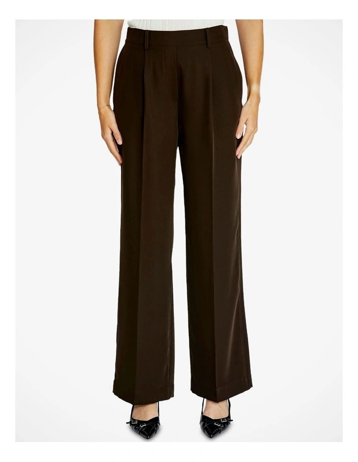 Sisi Classic Trouser in Chocolate image 1