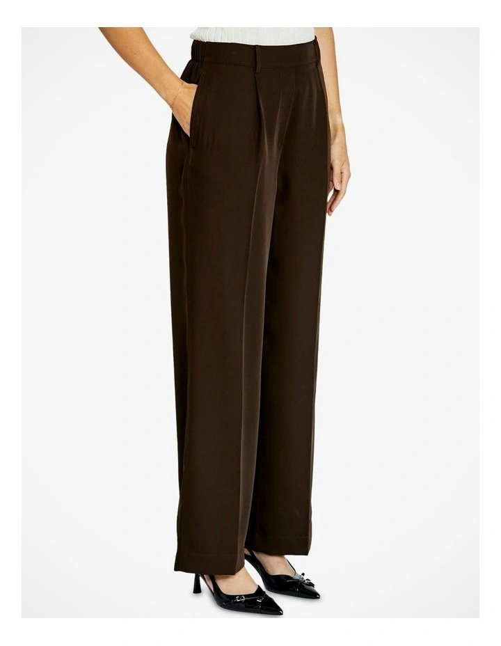 Sisi Classic Trouser in Chocolate image 3