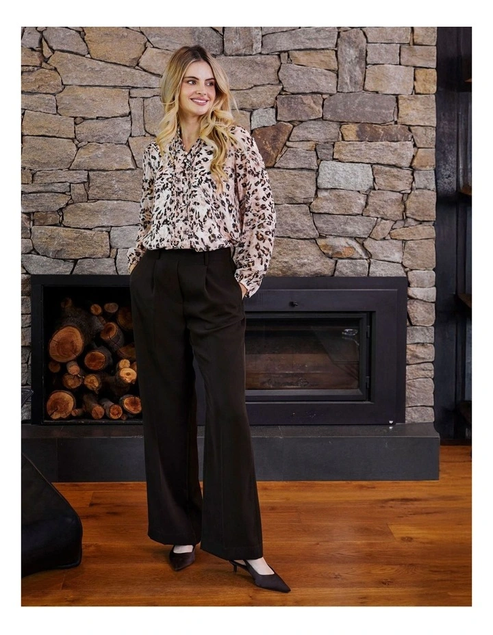 Sisi Classic Trouser in Chocolate image 4