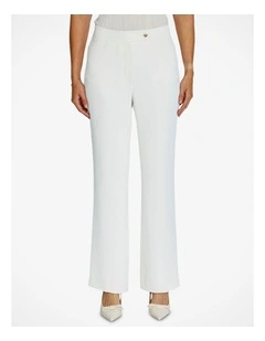 Manhattan Straight Leg Trouser in Vanilla