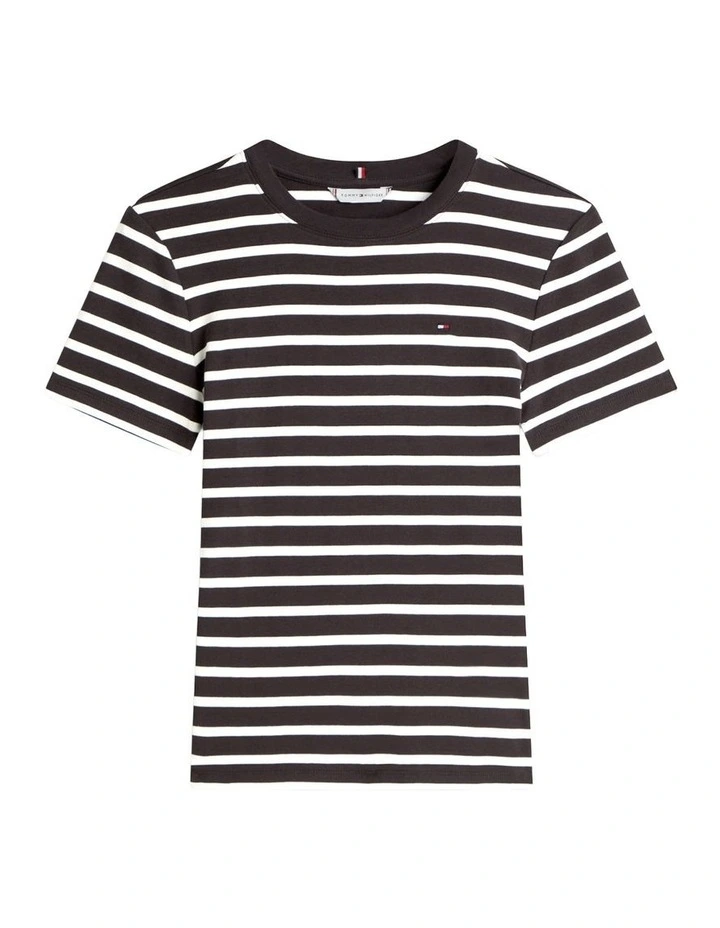 Cody Slim Crew Neck T-Shirt in Black image 5