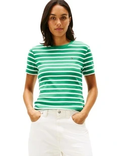Cody Slim Crew Neck T-Shirt in Green