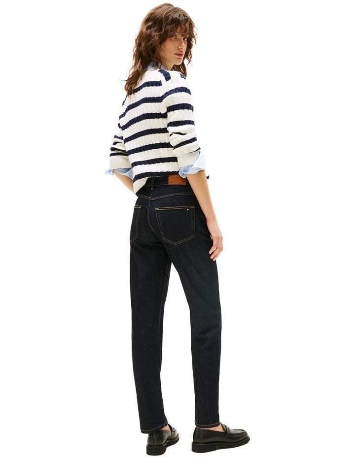 Classic Straight Rinse Jeans in Blue image 2