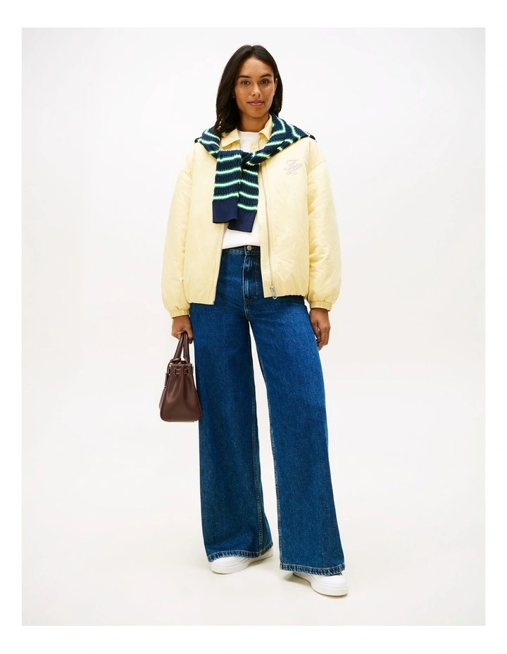 70s High Rise Wide Leg Jeans in Blue image 4