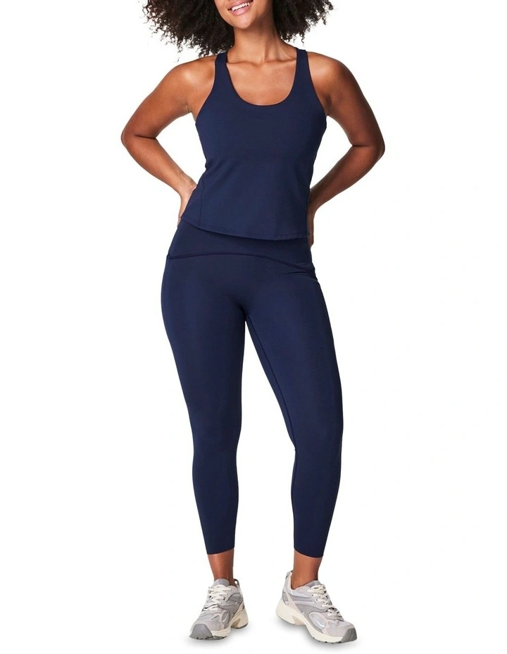 Contour Crossback Shelf Tank in Blue image 3