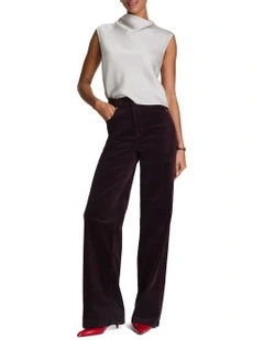 Sleeveless Cowl Neck Top 21739R in Birch