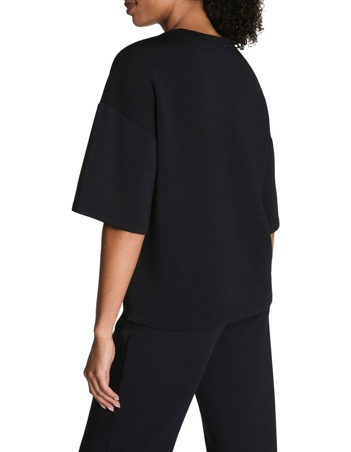 Air Essentials Relaxed Tee in Black image 2