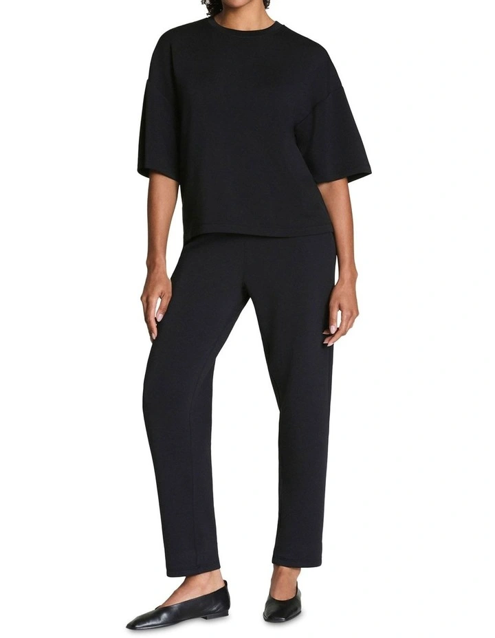Air Essentials Relaxed Tee in Black image 3