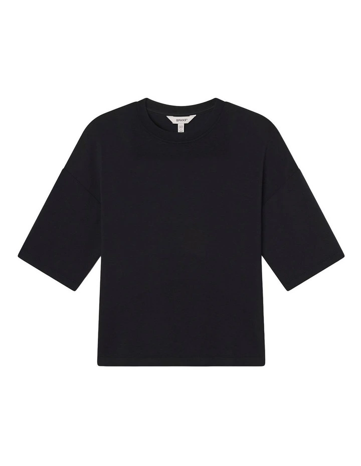 Air Essentials Relaxed Tee in Black image 4