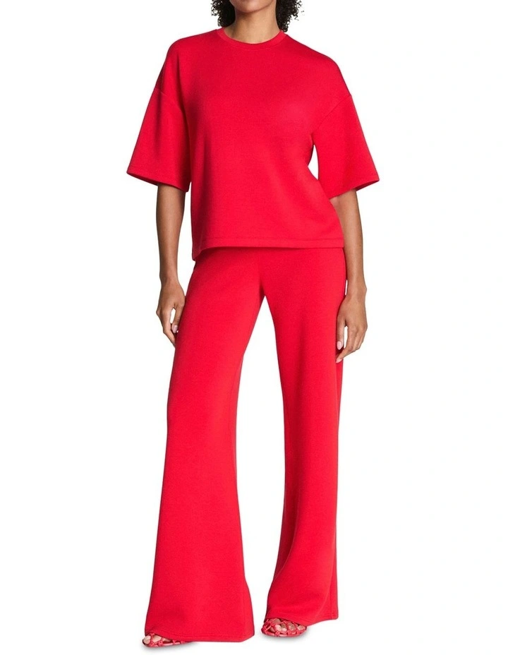 Air Essentials Relaxed Tee in Red image 3