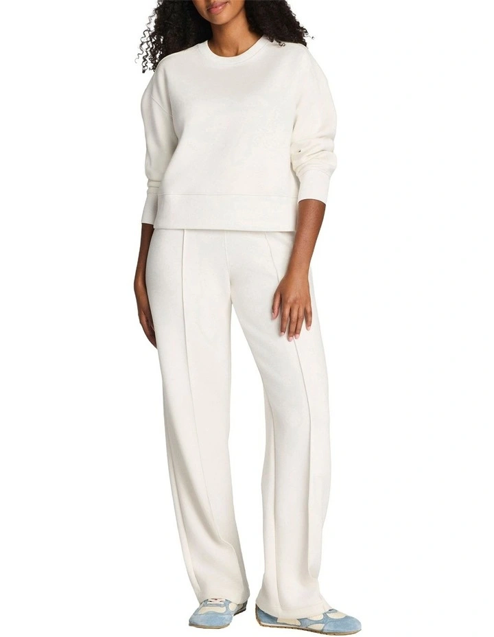 Airessentials Luxe Crew Top in Linen image 3