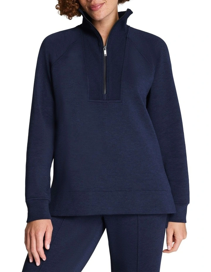 Brushed Airessentials Half Zip Tunic - Regular image 1