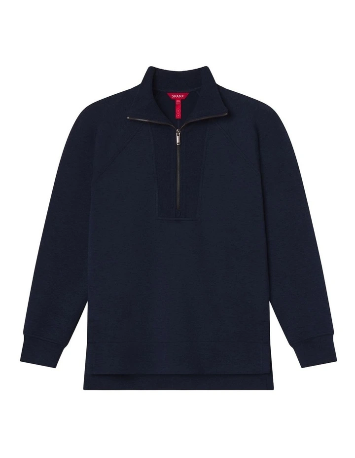 Brushed Airessentials Half Zip Tunic - Regular image 4